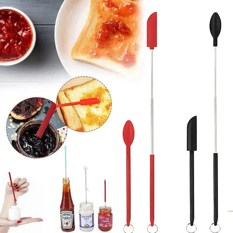 Silicone Spatula Scraper Brush