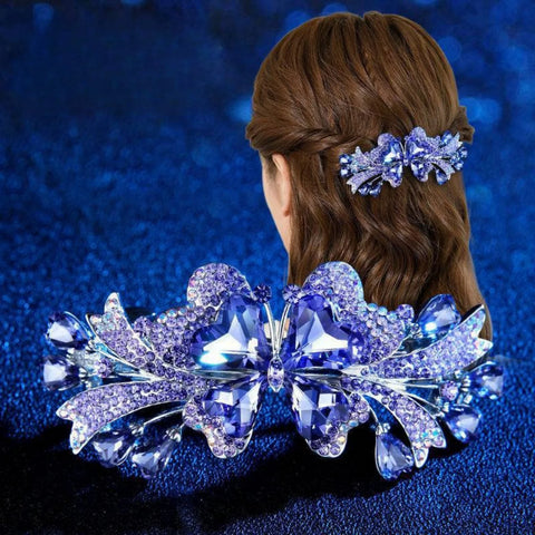 Crystal Butterfly Clip
