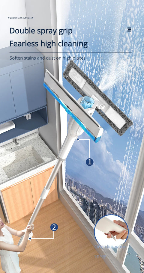 Window Water-Scraping Cleaning Tool