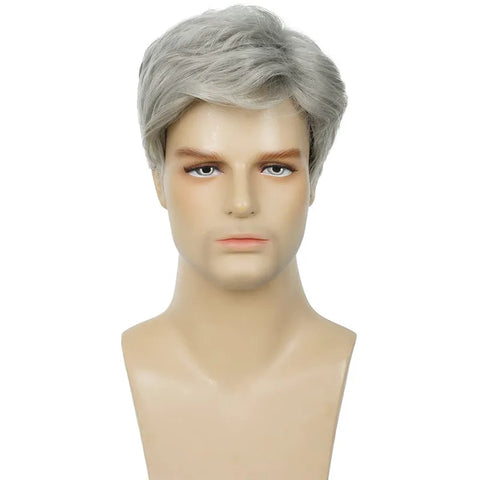Grey Hair Men Wig