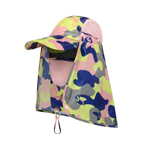 Summer UV Protection Mask Hat