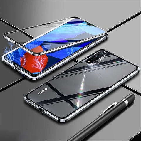 360 Protection Metal Magnetic Case For Huawei