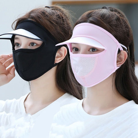 Ice Silk UV Protection Face Cap