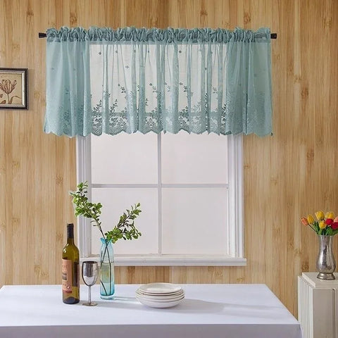 Elegant Lace Window Liner Curtain