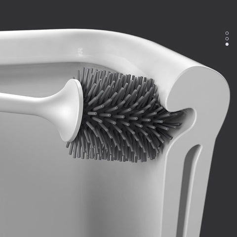 Wall-Mounted Silicone Toilet Brush