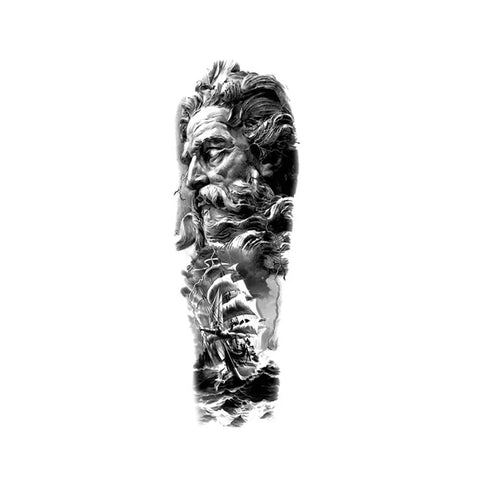 Large Full Arm Sleeve Waterproof Temporary Tattoo