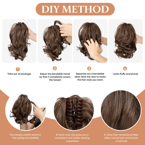 20 Styles Synthetic Claw Clip
