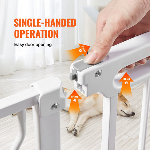 Pet Baby Gate 29.5"-39"/ 48.4"/ 53"/ 57.8" Extra Wide 30"