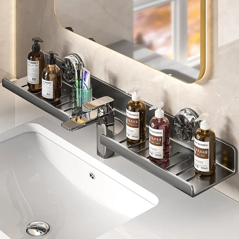 Suction Cup Faucet Draining Rack
