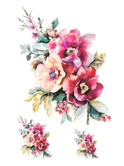 Flower Temporary Tattoo Sticker
