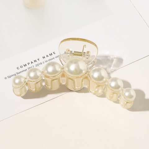 Pearls Hair Claw Clip