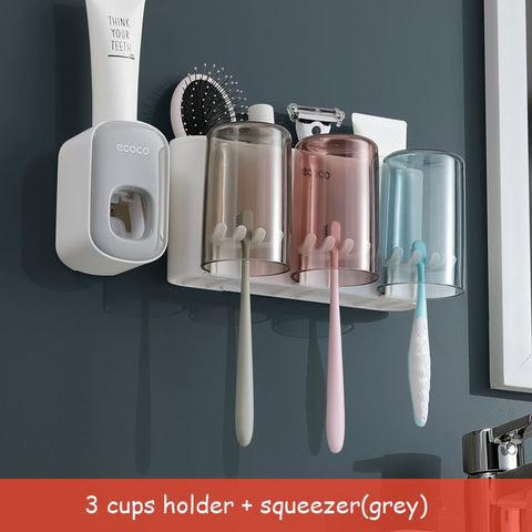 Bathroom Toothbrush Cup Holder