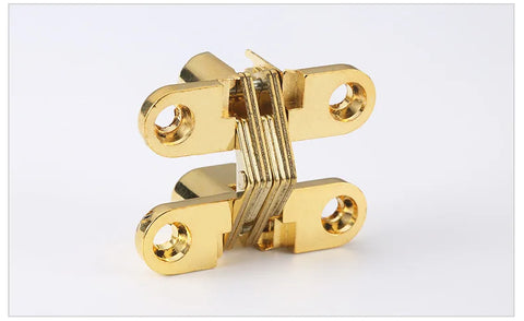 2PCS 12x43MM Invisible Hinges