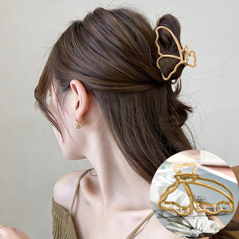 Rhinestone Metal Hair Claw