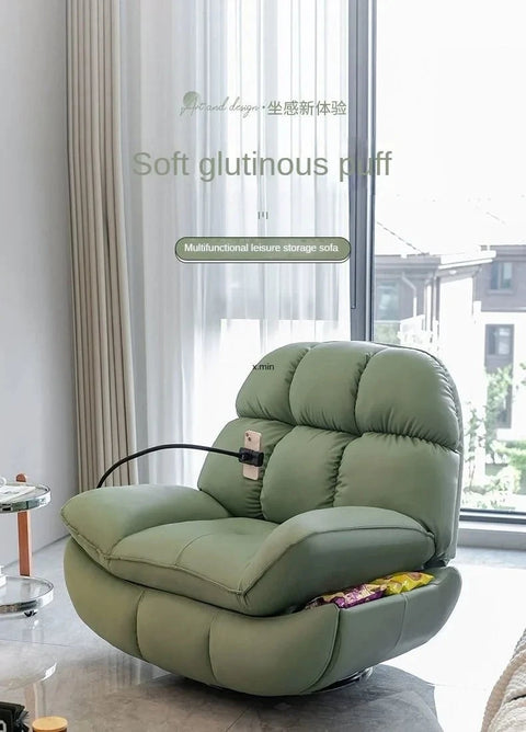 Electric Heating Massage Recliner Armchair Sofa