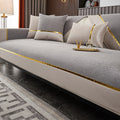 Luxury Embossed Gold Edge Sofa Cover