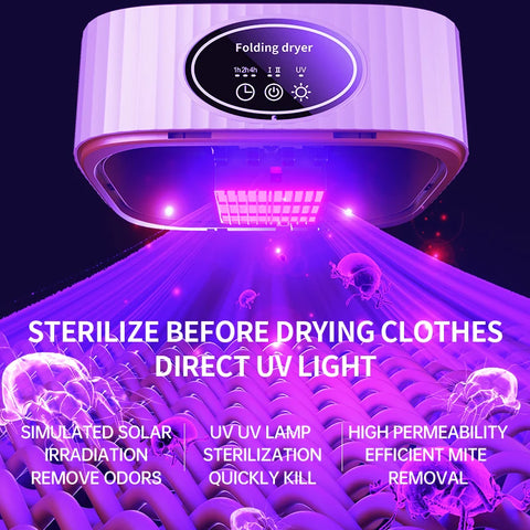 Folding Electric Clothes Dryer