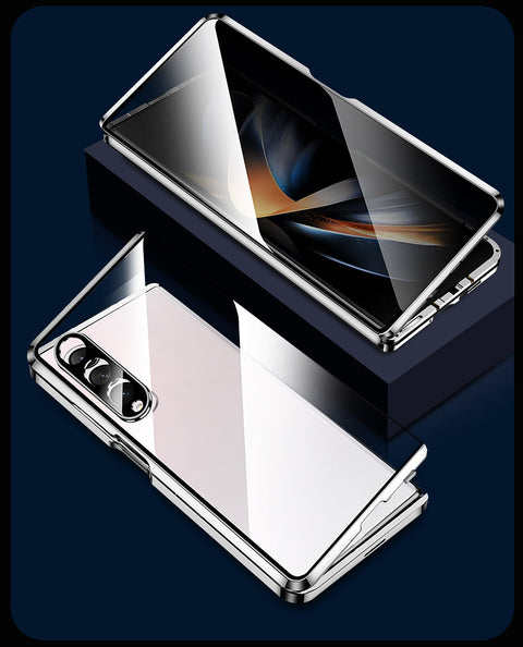 Alloy Metal Frame Full Cover Phone Protector For Samsung Galaxy Z Fold