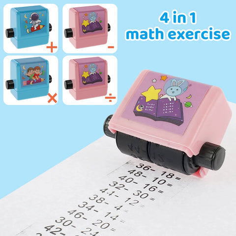 4PCS Math Stamp Making Roller