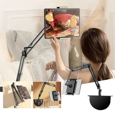 Retractable Bedside Phone Tablet Holder