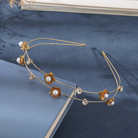 Metal Gold Silver Headband