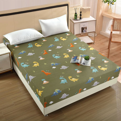 Cartoon Waterproof Bed Fitted Sheet