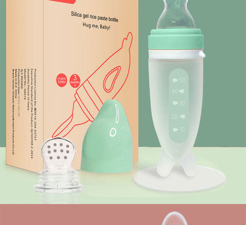 2-In-1 Baby Feeding Bottle Spoon + Pacifier