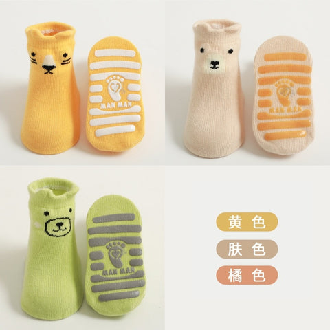 3 Pairs Anti-slip Baby Socks