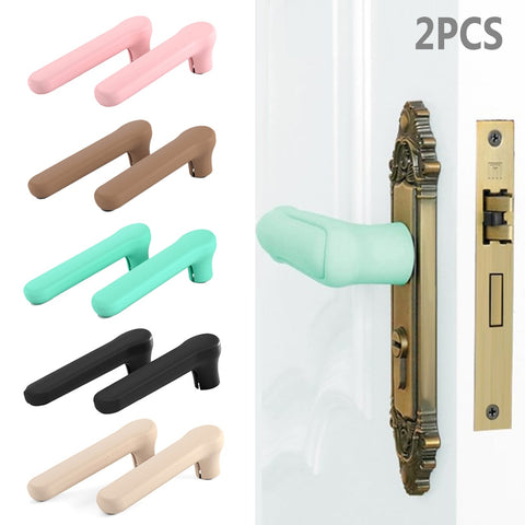 2PCS Protective Silicone Door Handle Cover