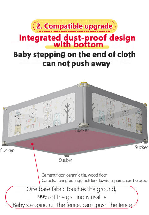 Liftable Baby Playpen Fence