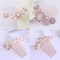 Sparkling Crystal Pearl Hair Comb