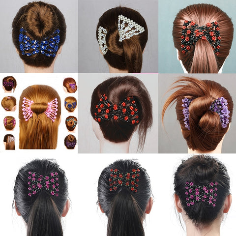 Magic Bead Elasticity Hair Comb Pin