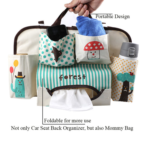 Creative Cartoon Car Back Seat Organizer