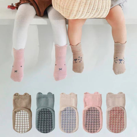 3 Pairs Anti-slip Baby Socks