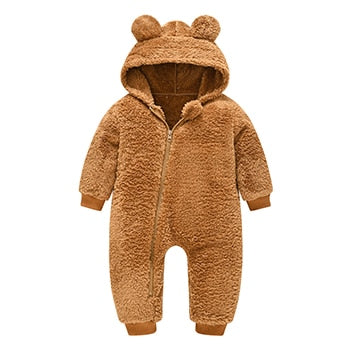 Baby Cute Plush Bear Jumpsuit