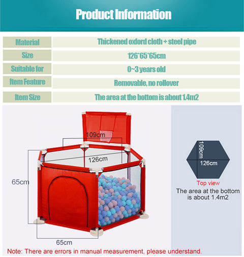 Baby Ball Pool Playpen