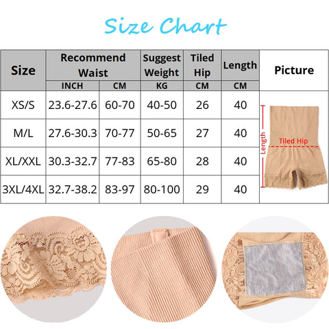 High Waist Seamless Lace Shapewear