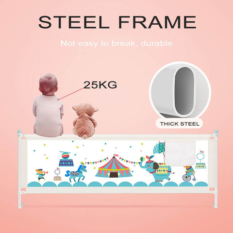 Adjustable Baby Bed Fence Rail