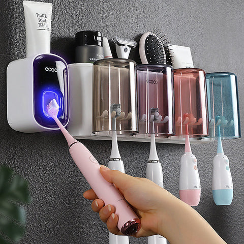 Bathroom Toothbrush Cup Holder