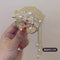 Pearl Rhinestone Hair Claw Clips