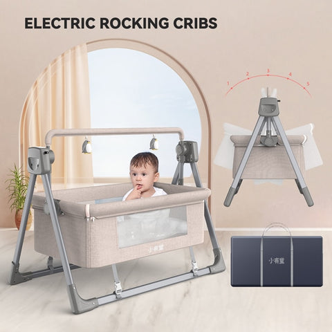 Electric Baby Rocking Crib