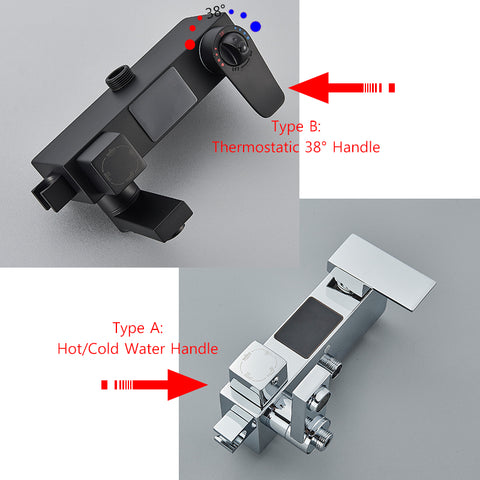 Thermostatic Digital Display Shower