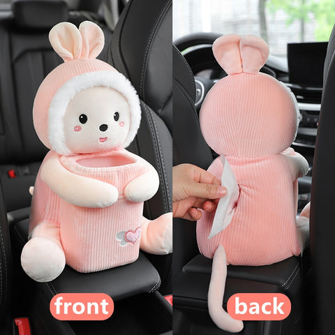 2 in 1 Cute Cartoon Car Tissue Box