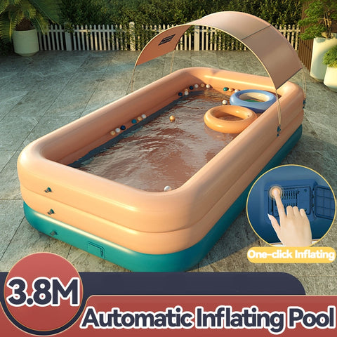 3.8M Automatic Inflatable Pool