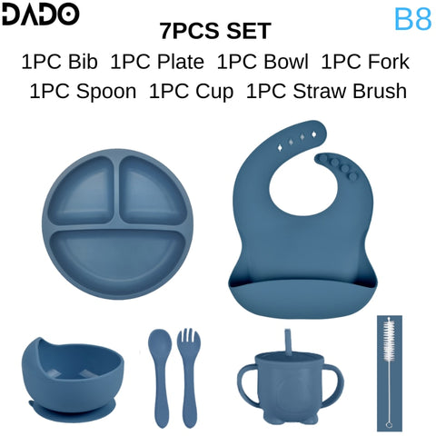 Silicone Baby Tableware Set