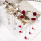 Pearl Rhinestone Hair Claw Clips