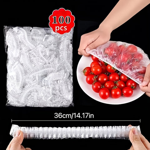 100PCS Food-grade Reusable Food Covers