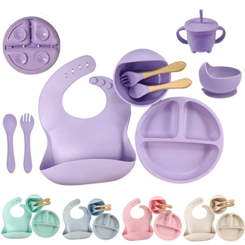 Silicone Baby Tableware Set