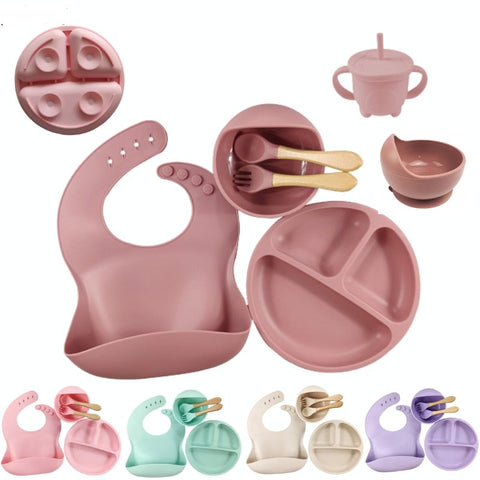 Silicone Baby Tableware Set