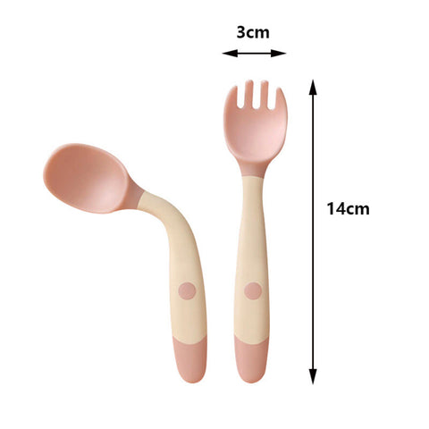 Baby Bendable Spoon Fork Set